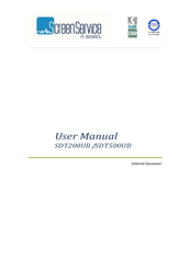 SCREEN SERVICE SDT500UB User Manual