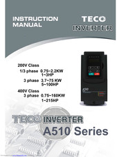 TECO A510-4030-H3F Instruction Manual