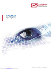 CV SPECTRA II Operating Manual