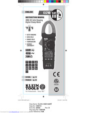 Klein tools CL210 Manuals | ManualsLib