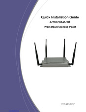 Amit APW77BAM-P01 Quick Installation Manual