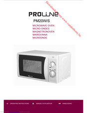 Proline PM20W Operating Instructions Manual