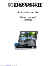 Defender Security HD All-in-one DVR 4 CHANNEL User Manual