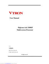 Vtron Digicom Ark 3100SP User Manual