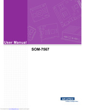 Advantech SOM-7567 User Manual