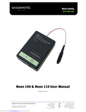 Sensormetrix Neon 100 User Manual
