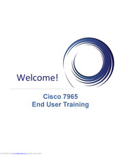 Cisco 7965 User Training Manual