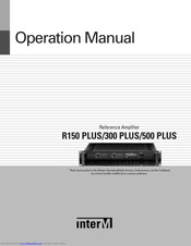 Inter-m Amplifier 300PLUS Operation Manual