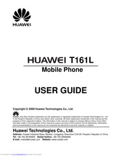 Huawei T161L User Manual