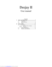 Blu Deejay II User Manual