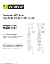 Optelecom 9482-DT Installation And Operation Manual