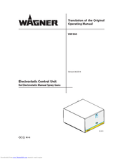 WAGNER VM 500 Translation Of The Original Operating Manual