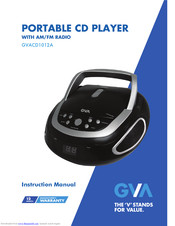 GVA GVACD1012A Instruction Manual