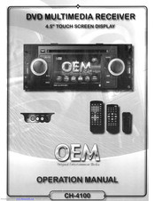 OEM CH-4100 Operation Manual