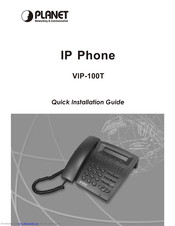 Planet VIP-100T Quick Installation Manual