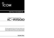 Icom IC-R1500 Instruction Manual
