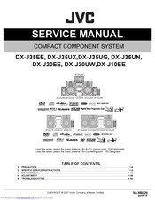 JVC DX-J35UN Service Manual