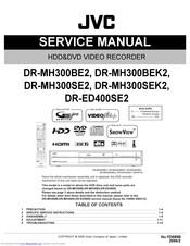Jvc DR-MH300BE2 Service Manual