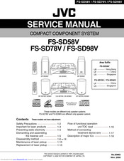 JVC SP-SD78V Service Manual