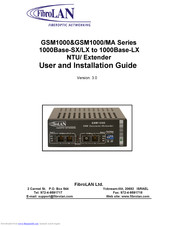 FibroLAN GSM1000 User And Installation Manual
