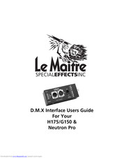 Le Maitre Neutron Pro User Manual