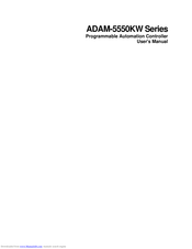 Advantech ADAM-5550KW Series User Manual