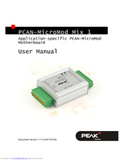 Peak PCAN-MicroMod Mix 1 User Manual