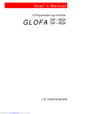 Lg GLOFA G3F - RD3A User Manual