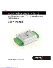 Peak PCAN-MicroMod Mix 2 User Manual