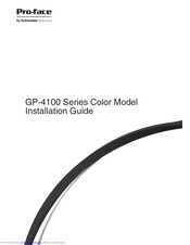 Pro-face GP-4114T Installation Manual