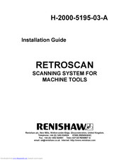 Renishaw RETROSCAN Installation Manual