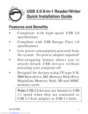 SIIG US2253 Quick Installation Manual