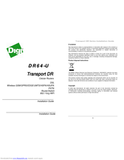 Digi Transport DR64-H Installation Manual