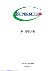 Supermicro H11DSU-iN User Manual