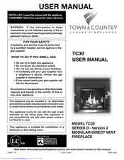 Town & Country Fireplaces TC30 User Manual