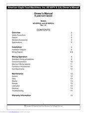 American Eagle AE-60P2(A) Owner's Manual