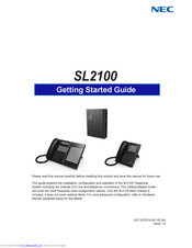 Nec SL2100 Getting Started Manual