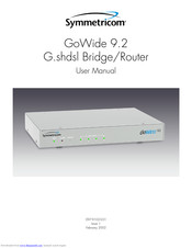 Symmetricom GoWide 9.2 User Manual