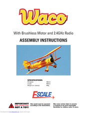EScale WACO Assembly Instructions Manual