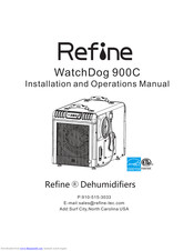 Refine WatchDog 900C Installation And Operation Manual