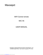 Maxsepct MIC-V6 User Manual