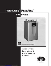 PeerlessBoilers PF-140 Installation, Operation & Maintenance Manual