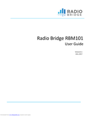 Radio Bridge RBM101 User Manual