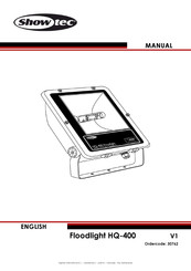 SHOWTEC Floodlight HQ 400 Manual