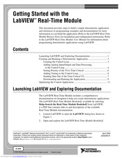 NI LabVIEW Getting Started