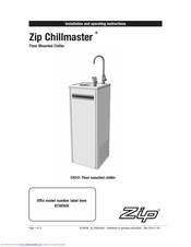 Zip CH101 Installation And Operating Instructions Manual