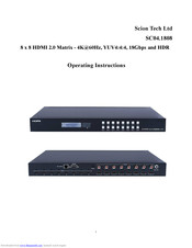 Scion-Tech SC04.1808 Operating Instructions Manual