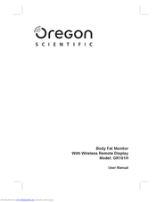 Oregon Scientific GR101H User Manual