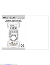 Mastech MS8240B Operating	 Instruction