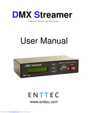 Enttec DMX Streamer DMX 512 User Manual